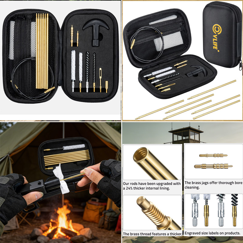 Fishing Rod Travel - Universal Cleaning Kit Brass Rods &