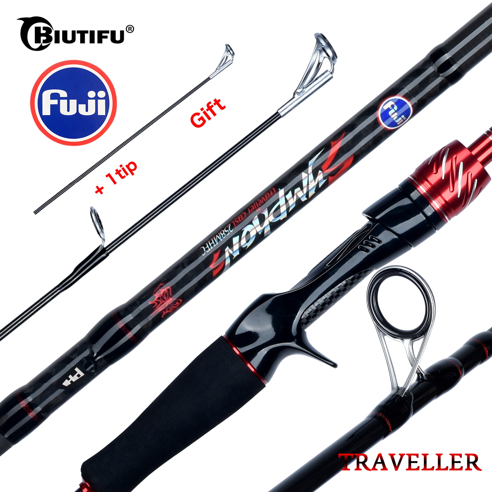 BIUTIFU Traveller Spinning Cas - огляд і ціна Fishing Rod Ice