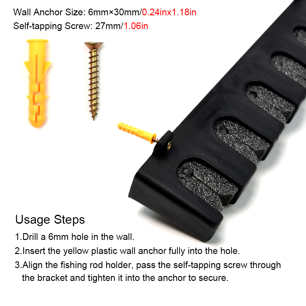 Topranc Horizontal Wall Mount  - огляд і ціна Fishing Rod Rack
