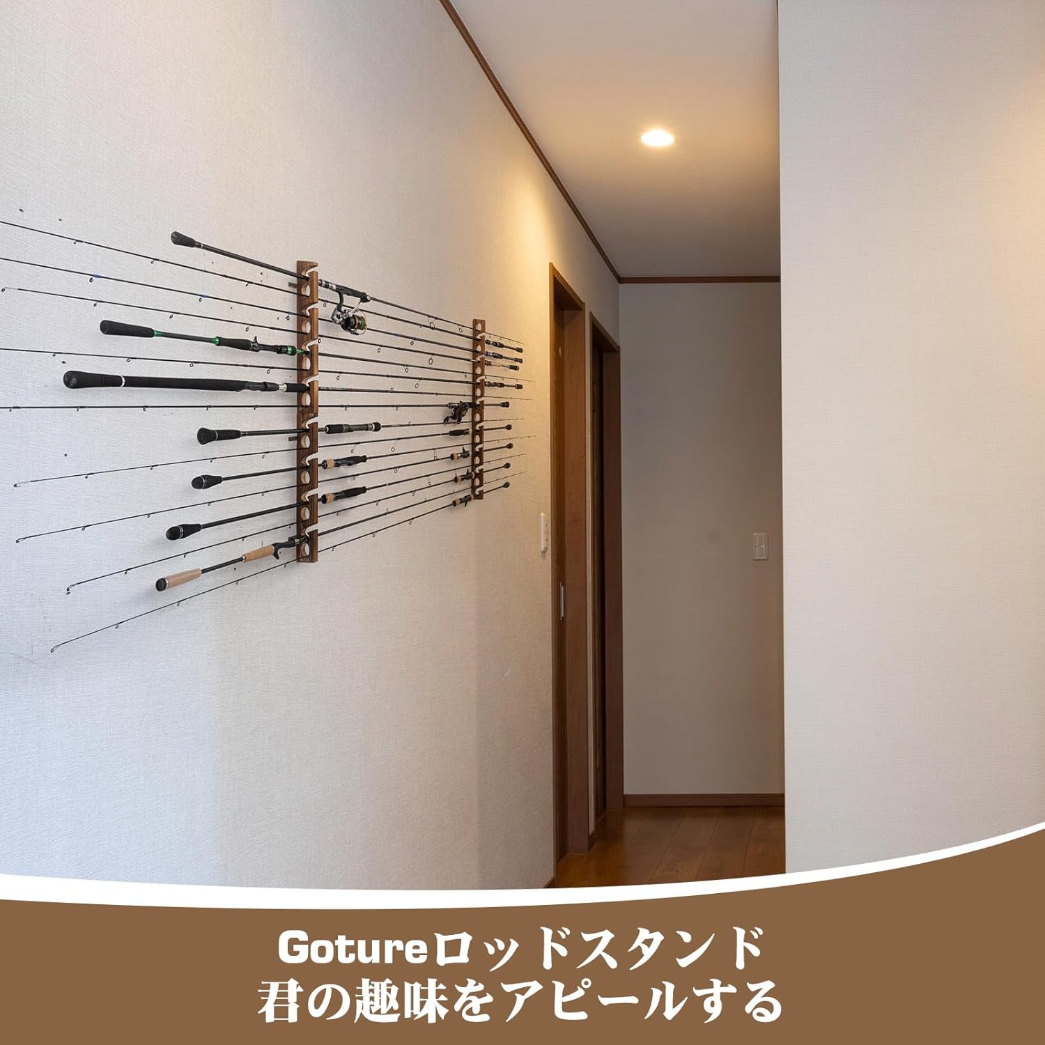 Goture Wood Fishing Rod Holder - огляд і ціна Fishing Rod Rack