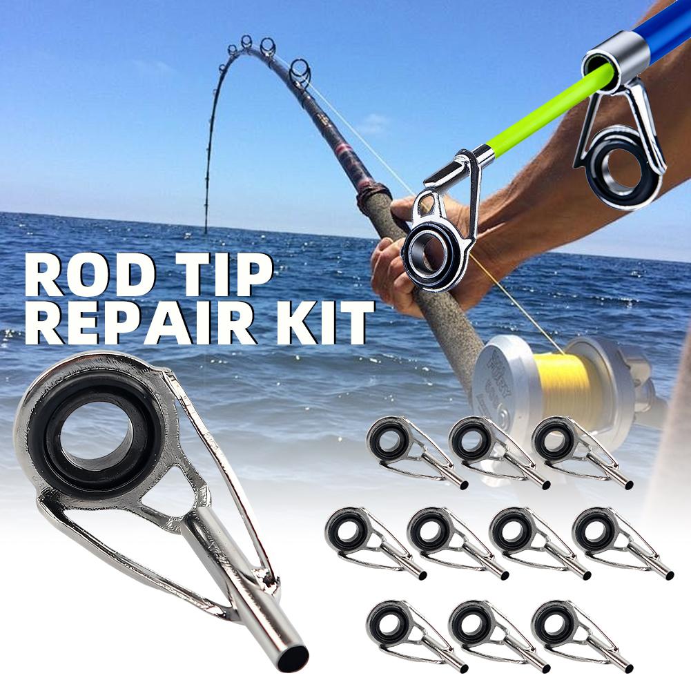 Rod Tip Repair Kit 10pcs Fishi - огляд і ціна Fishing Rod Building Kit