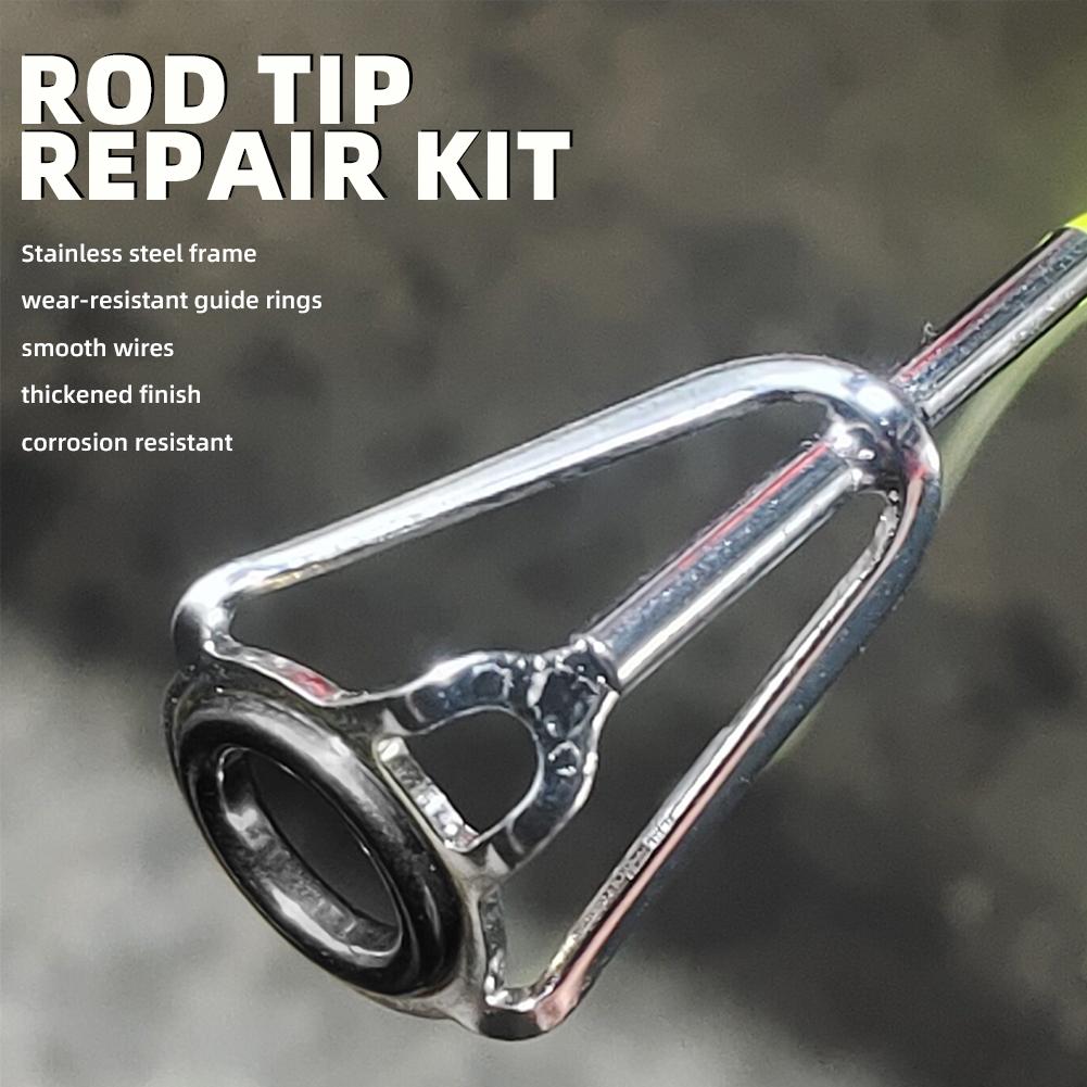 Rod Tip Repair Kit 10pcs Fishi - огляд і ціна Fishing Rod Building Kit