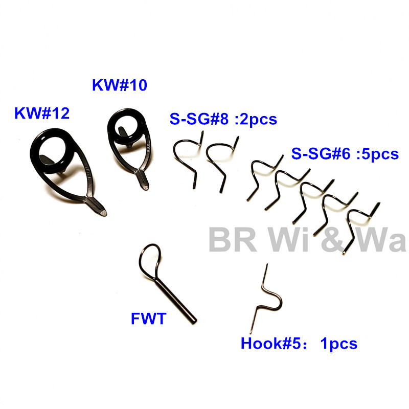 Fly Fishing Rod Guide Set, Alc - огляд і ціна Fishing Rod Building Kit
