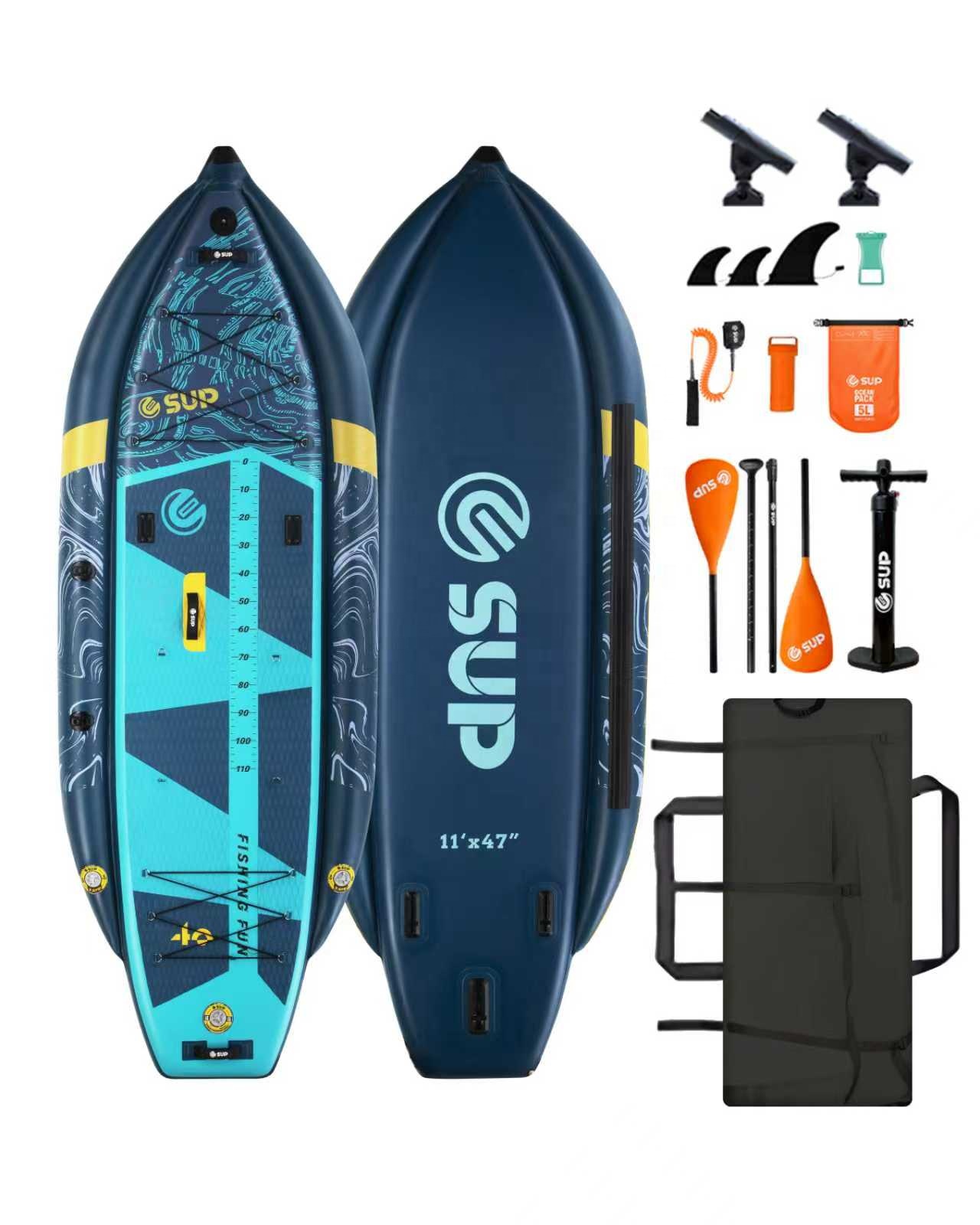 Inflatable Fishing Kayak with  - огляд і ціна Fishing Rod Holder