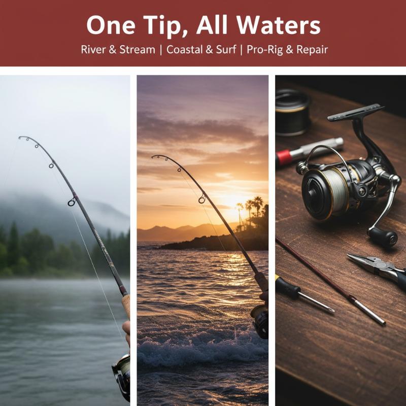 Fishing Rod Tip Line Rotatable - огляд і ціна Fishing Rod Travel