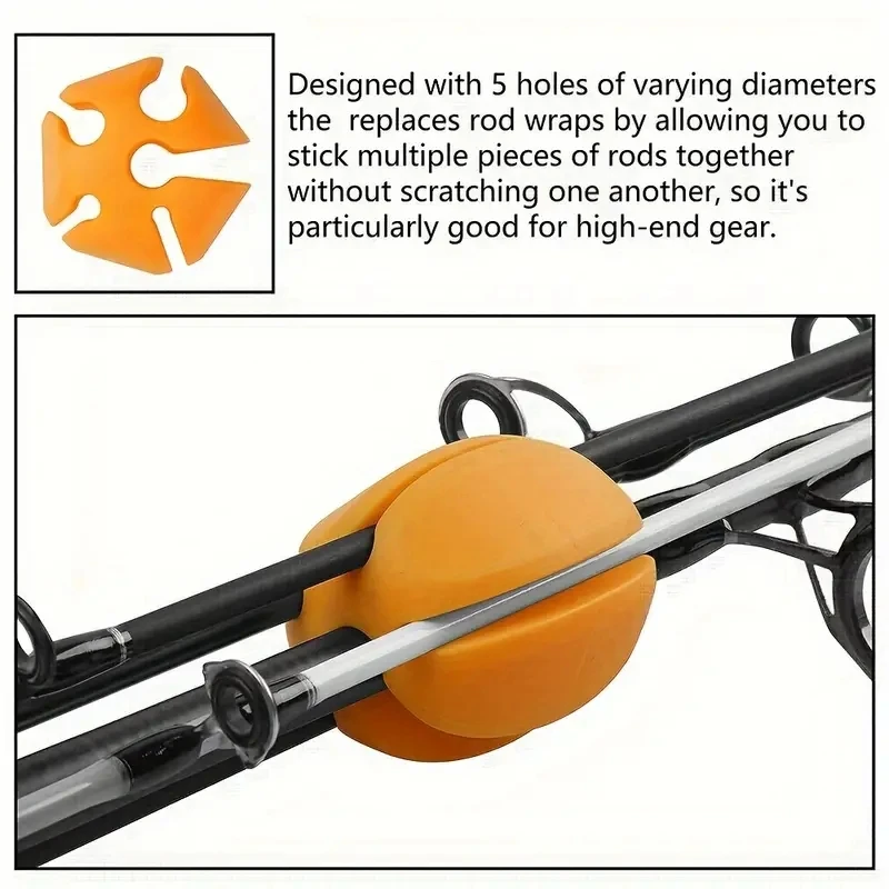 2PCS Rod Ball Retaining Clip R - огляд і ціна Fishing Rod Case