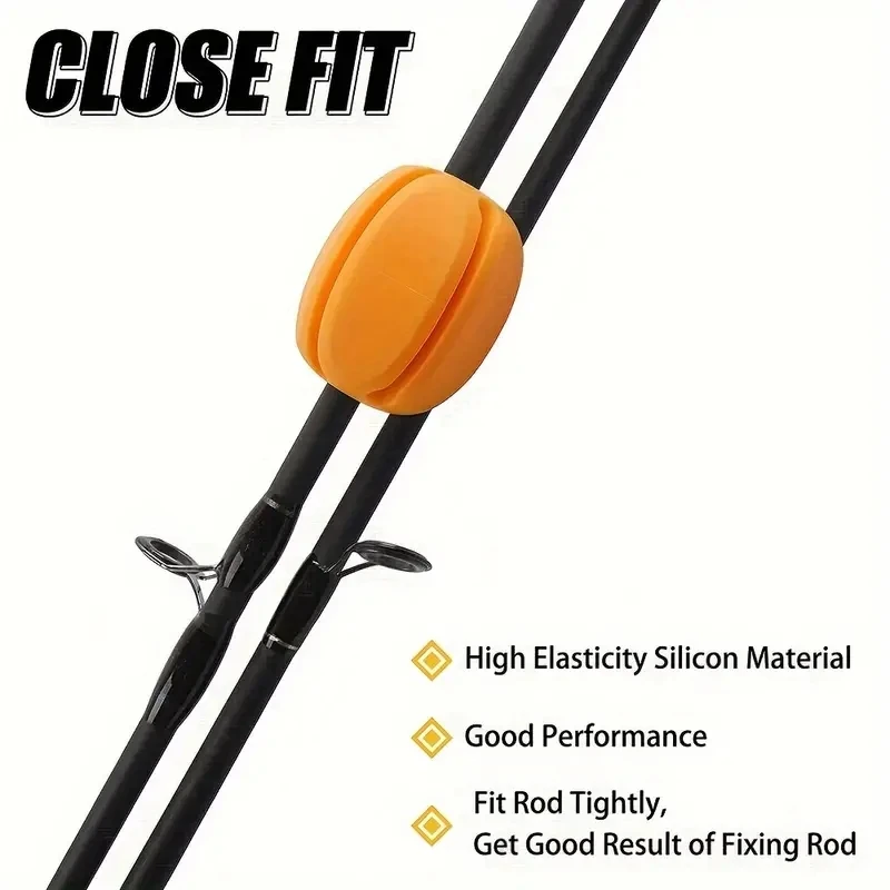2PCS Rod Ball Retaining Clip R - огляд і ціна Fishing Rod Case