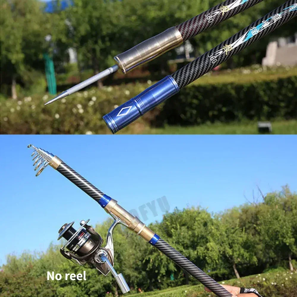 Best Telescopic Portable Rotar - огляд і ціна Fishing Rod Surf