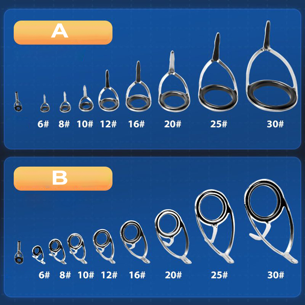 9 Pcs Fishing Rod  Guide Ceram - огляд і ціна Fishing Rod Repair Kit