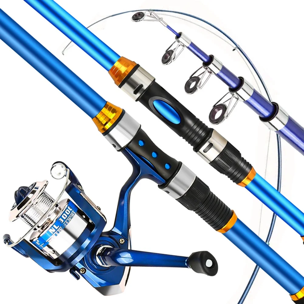 2.1-3.6M Telescopic Glass Fibe - огляд і ціна Fishing Rod Spinning