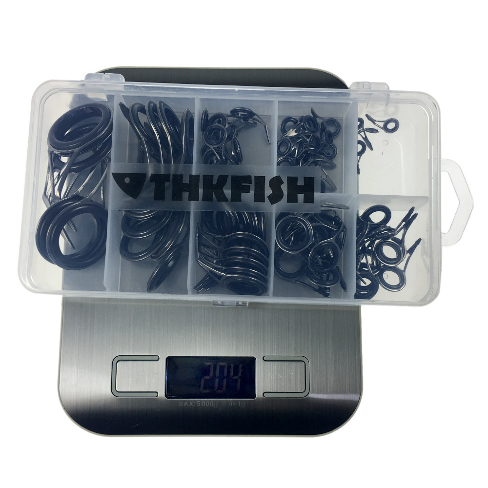 THKFISH 75pcs Fishing Rod Guid - огляд і ціна Fishing Rod Building Kit