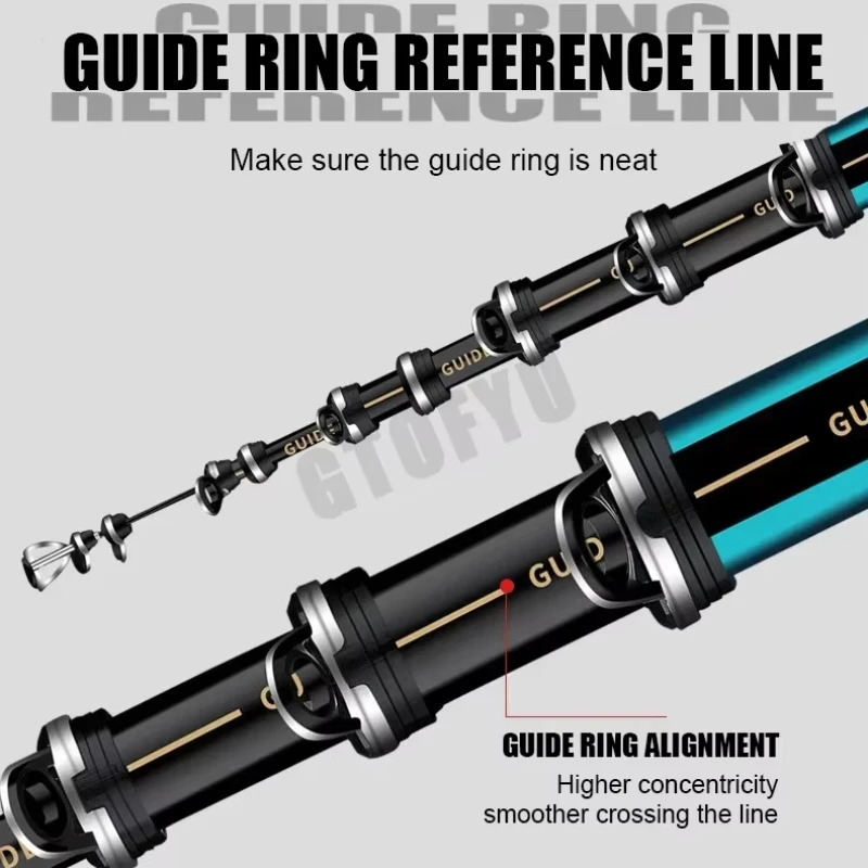 2.7m-7.2m Fishing Rods High 60 - огляд і ціна Fishing Rod Surf