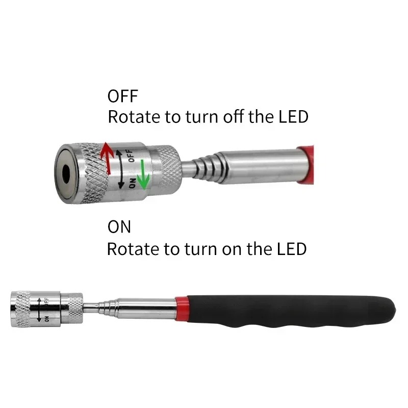Telescopic Magnetic Pen with L - огляд і ціна Fishing Rod Telescopic