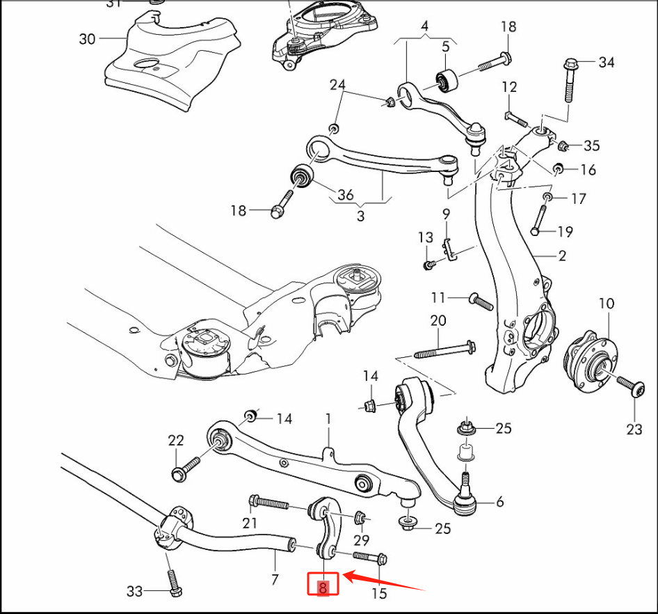 Front Upper Lower Sway Bar Lin - огляд і ціна Fishing Rod Fly