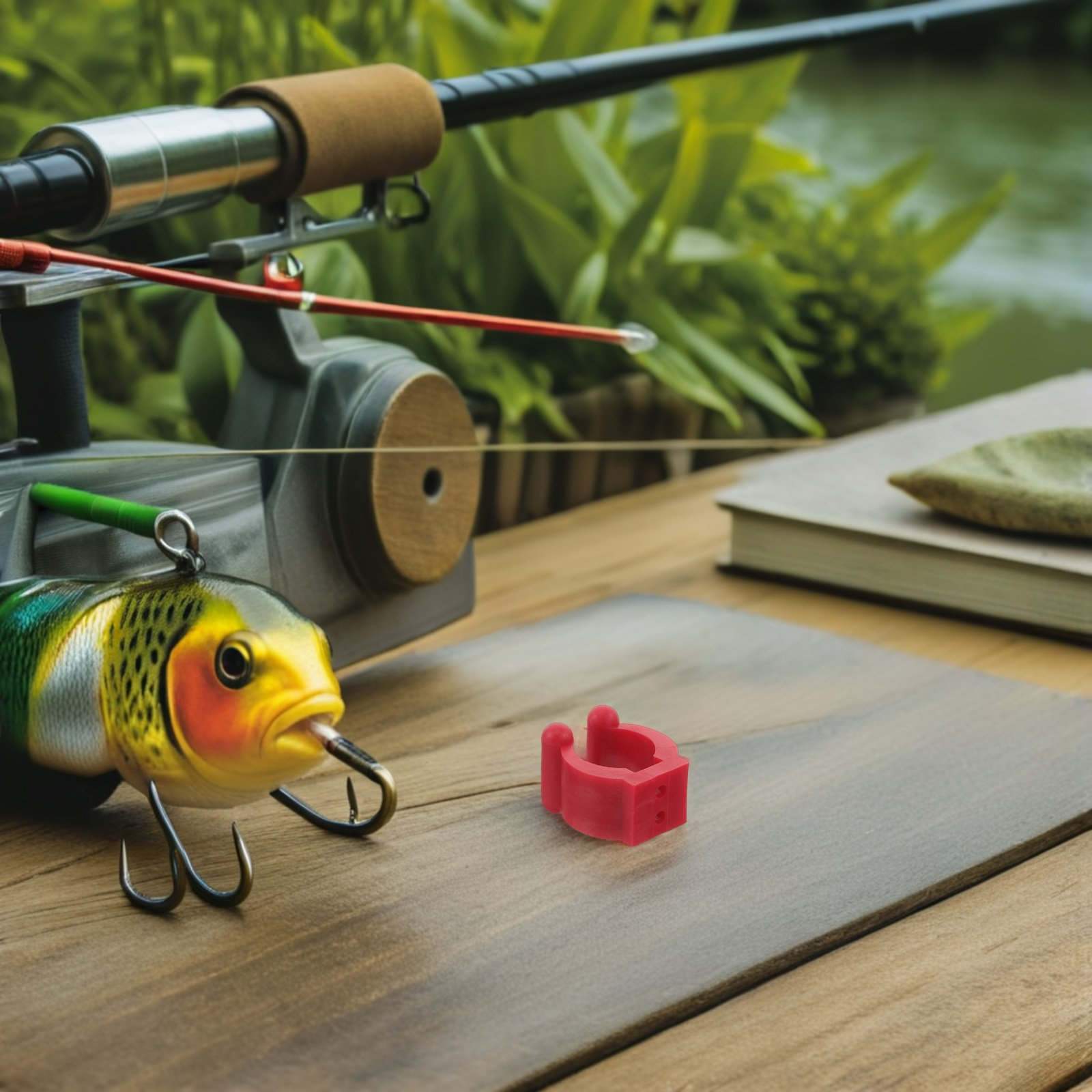 20 Pcs Fishing Pole Clamp Bill - огляд і ціна Fishing Rod Rack