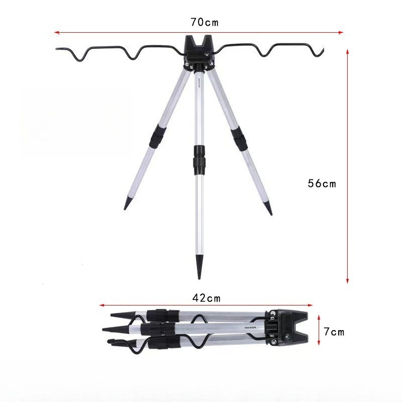 1PC Fishing Sea Rod Bracket Al - огляд і ціна Fishing Rod Telescopic