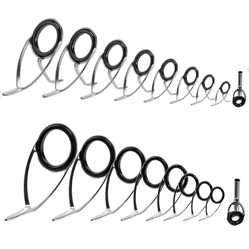 9Pcs Fishing Rod Guides Ring R - огляд і ціна Fishing Rod Building Kit
